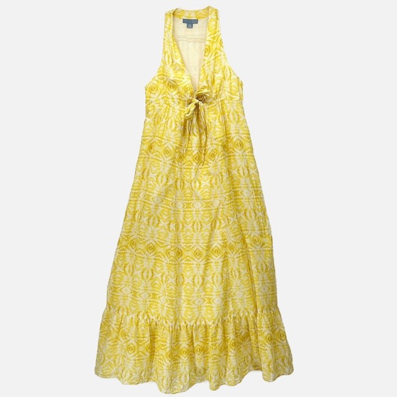 Crushed 3/4 Sleeve Ikat V-Neck main image 0